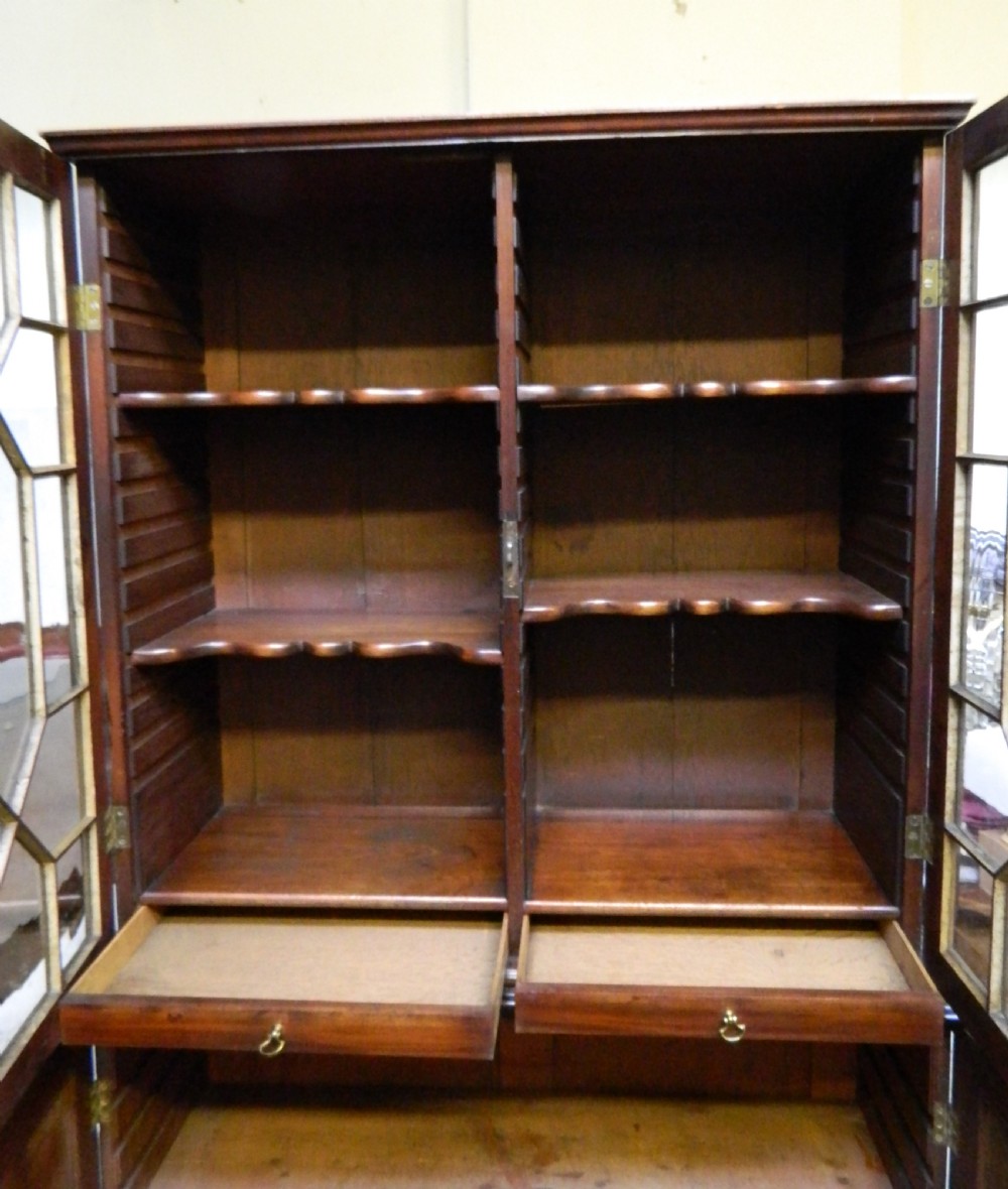 Georgian mahogany estate cabinet View VI