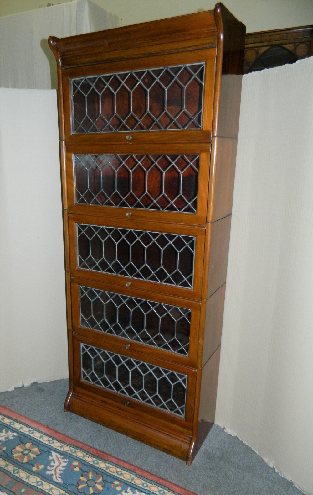 mahogany stacking bookcase View II