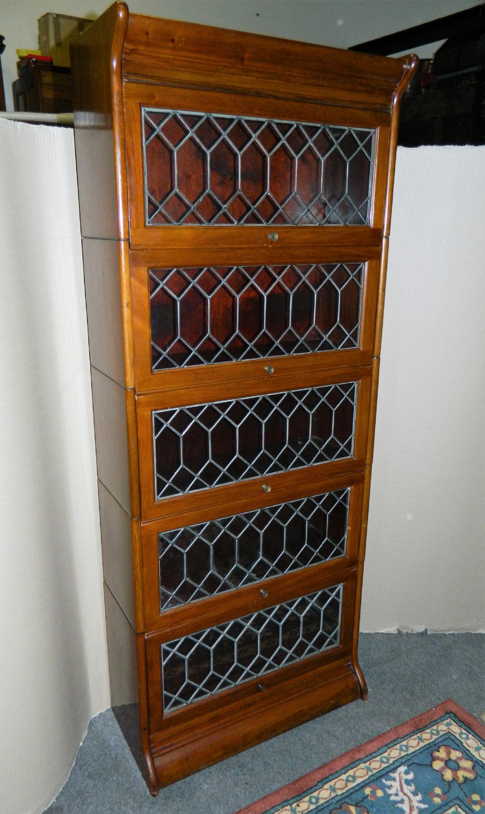 mahogany stacking bookcase View V