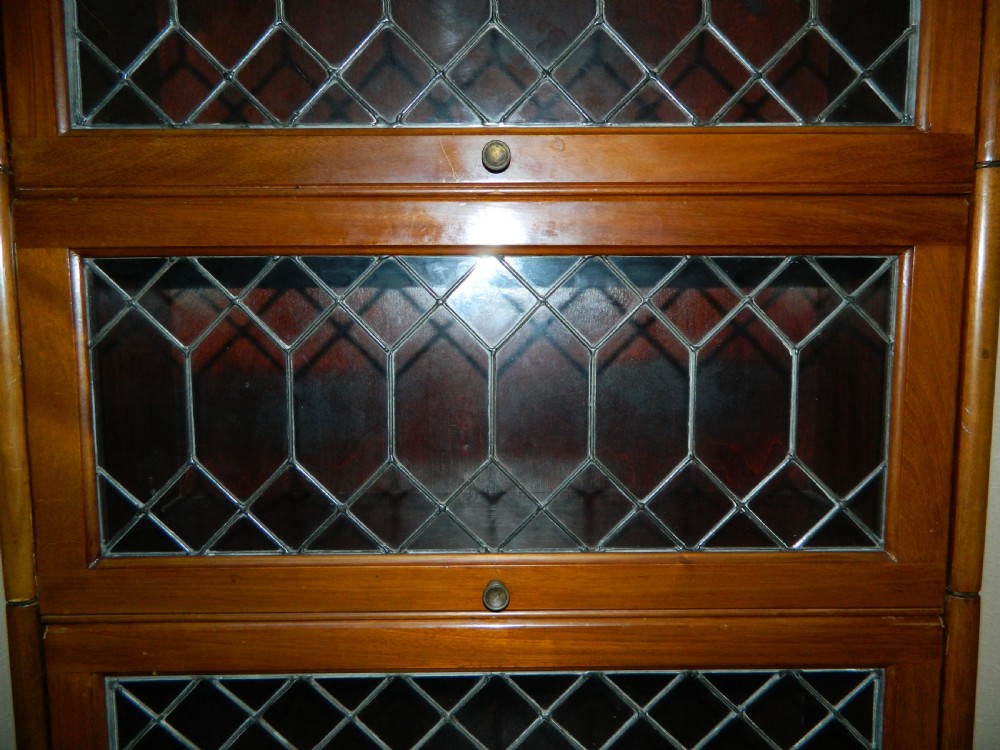 mahogany stacking bookcase View VI