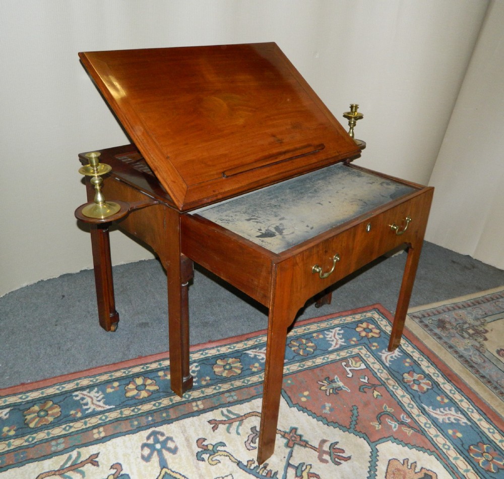 Chippendale period mahogany architect’s table