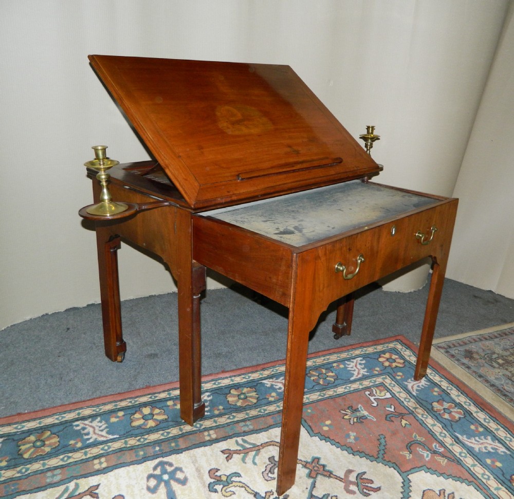 Chippendale period mahogany architect’s table View II
