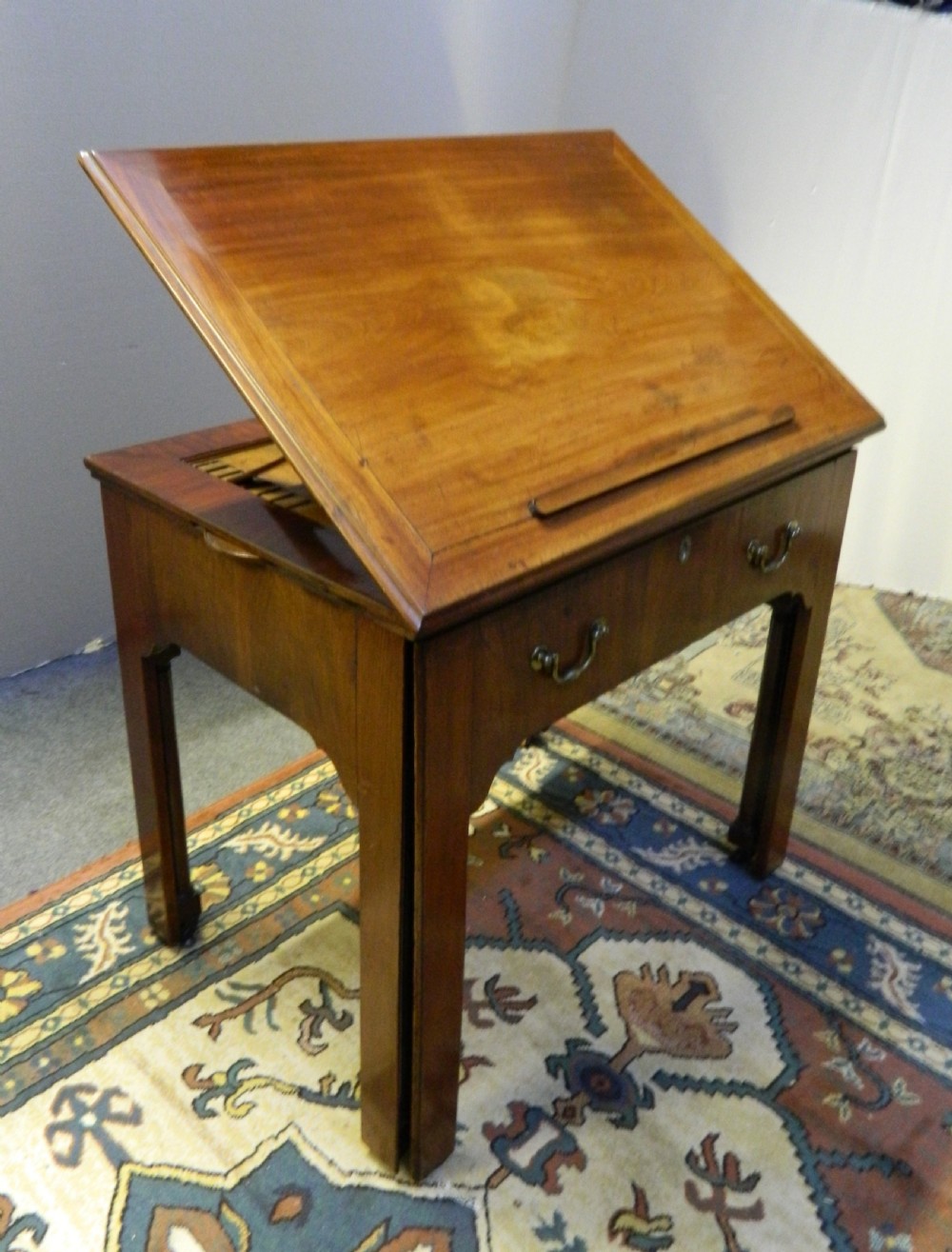 Chippendale period mahogany architect’s table View VII