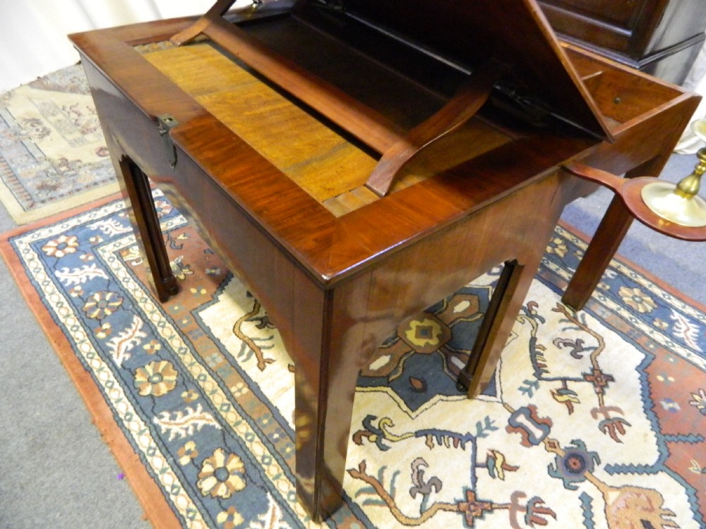 Chippendale period mahogany architect’s table View VIII
