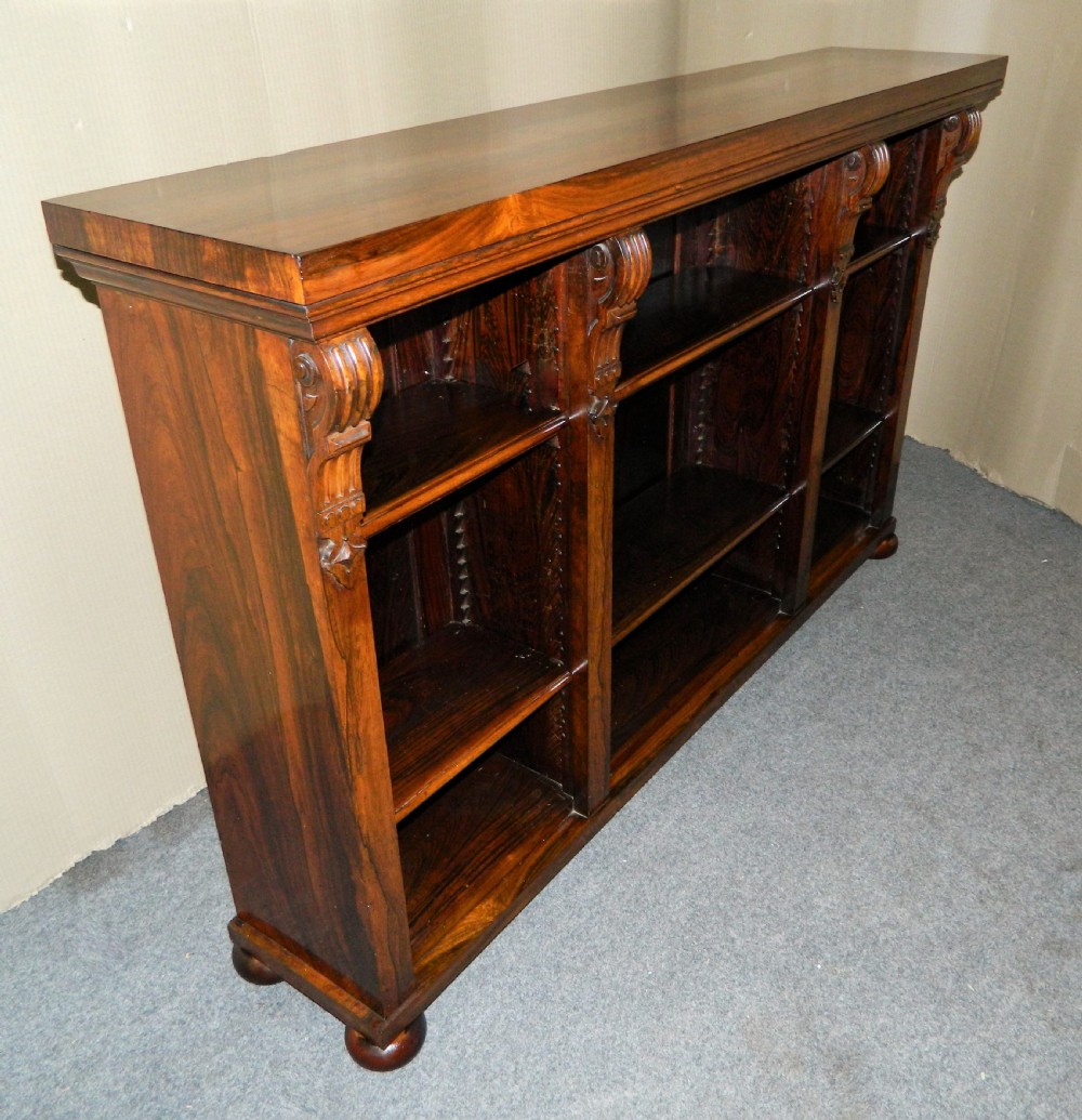 William IV rosewood bookcase View IV