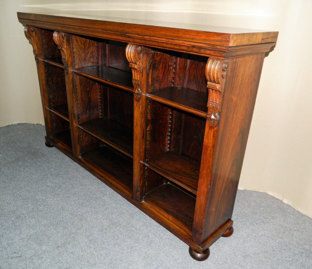 William IV rosewood bookcase View VI