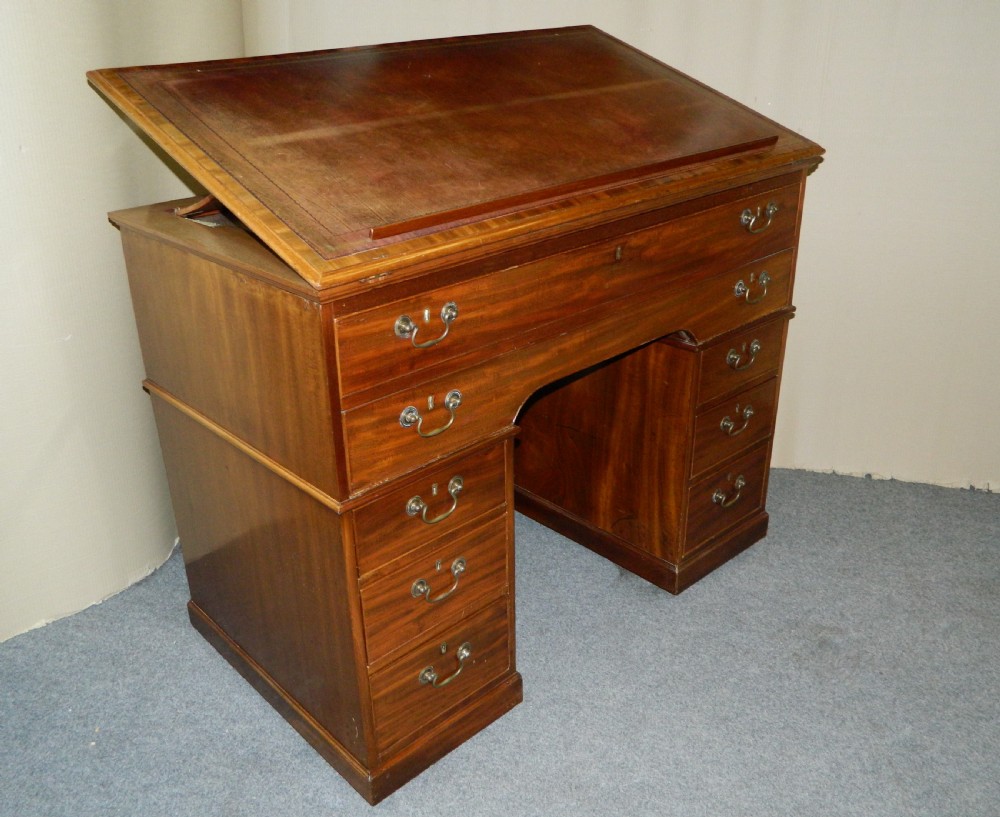 Georgian mahogany architects desk