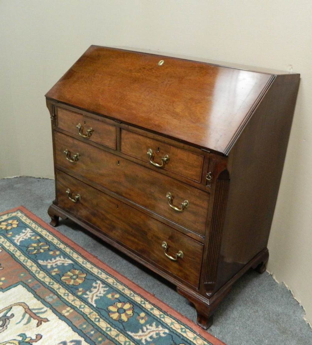 Georgian mahogany bureau View II