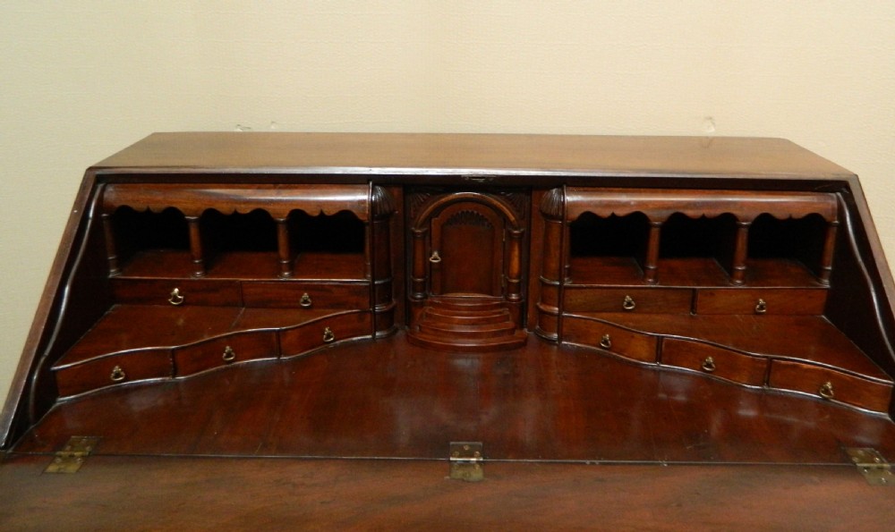 Georgian mahogany bureau View IV