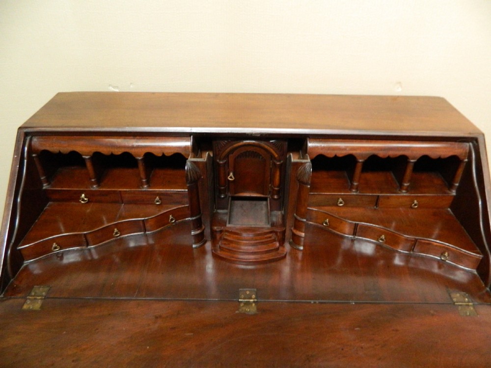 Georgian mahogany bureau View V