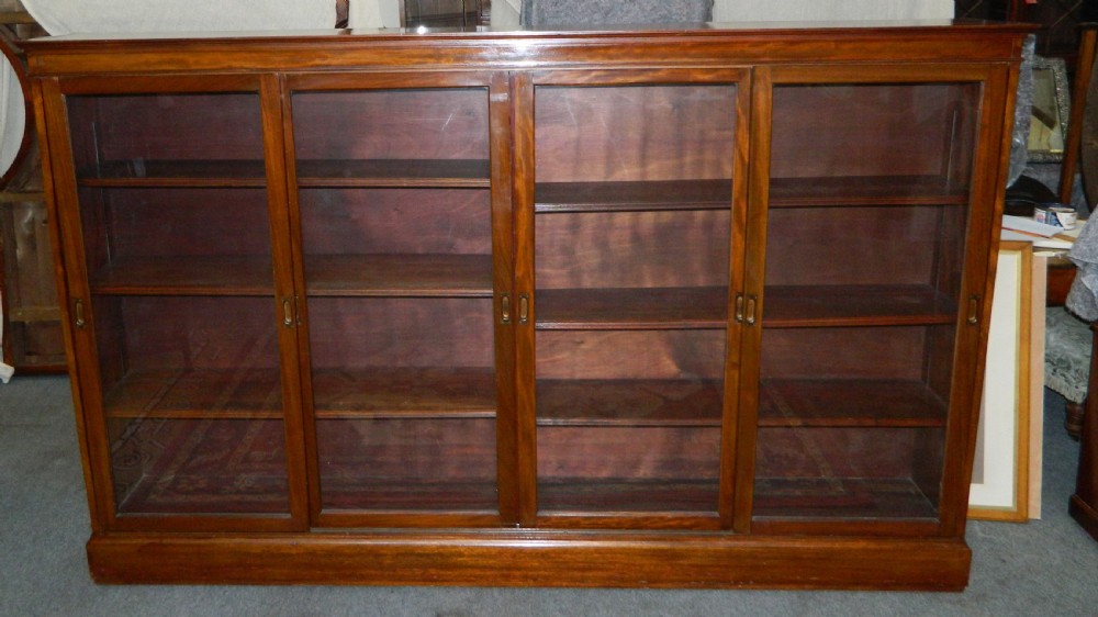 large mahogany bookcase View II