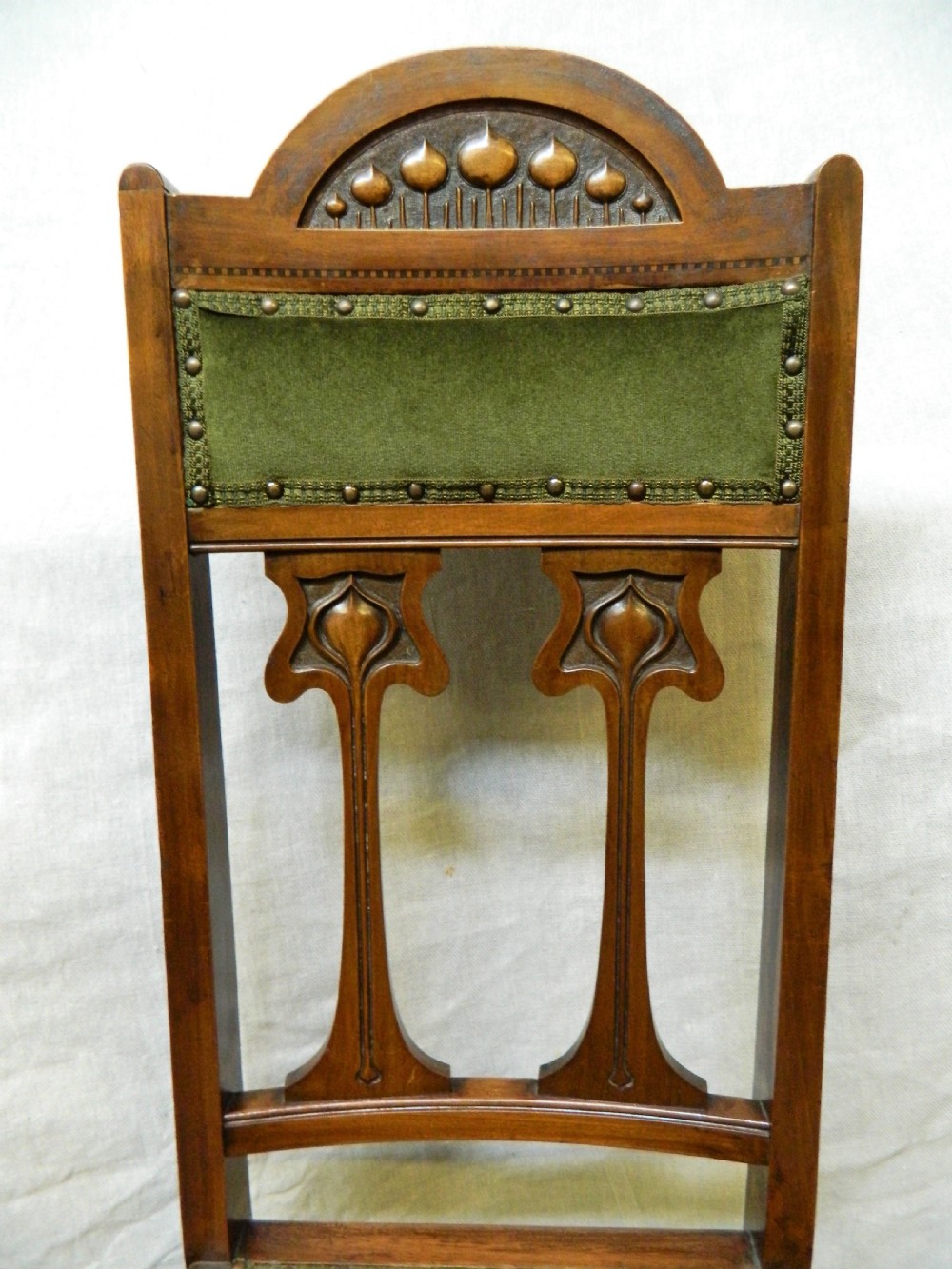 set of 10 Art Nouveau dining chairs View II