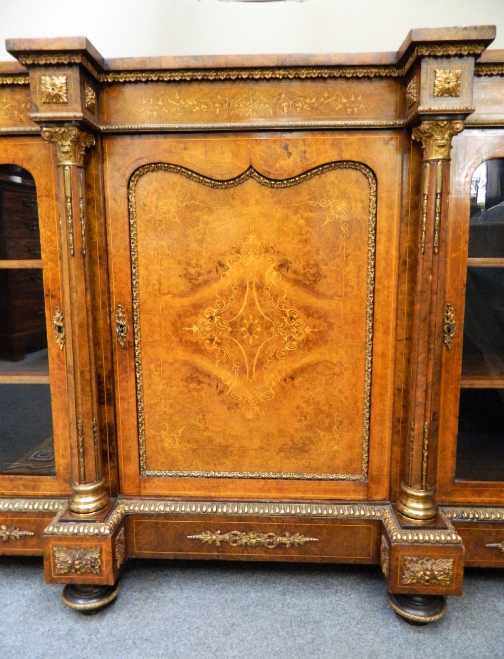 outstanding quality walnut credenza View VIII