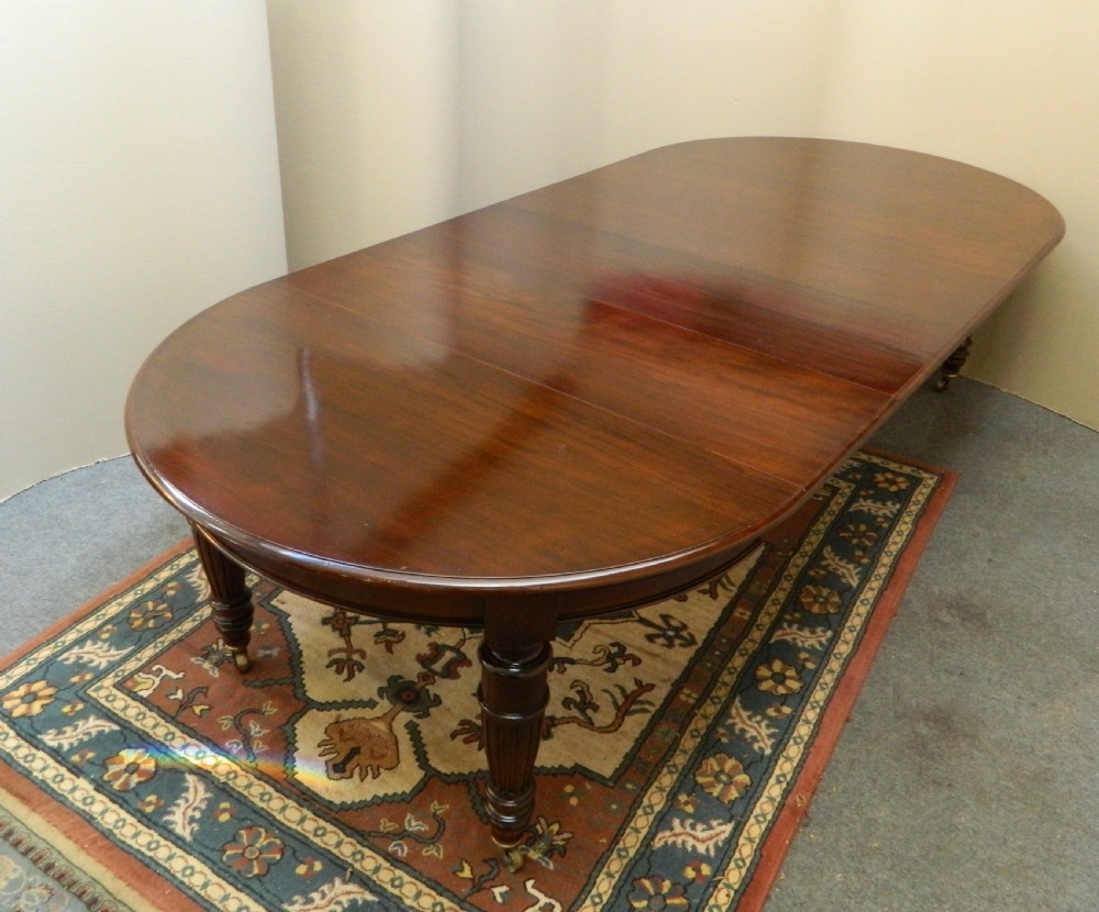 large mahogany dining table View II