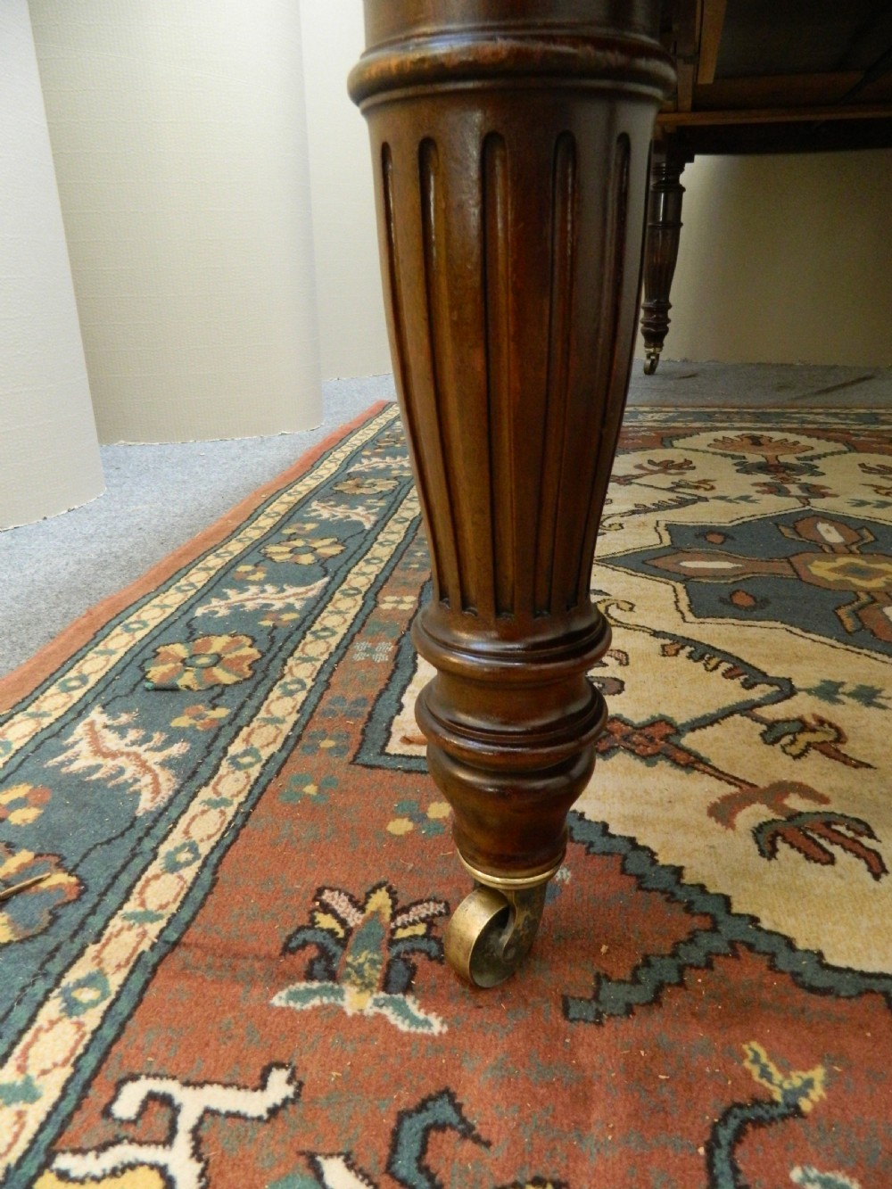 large mahogany dining table View III