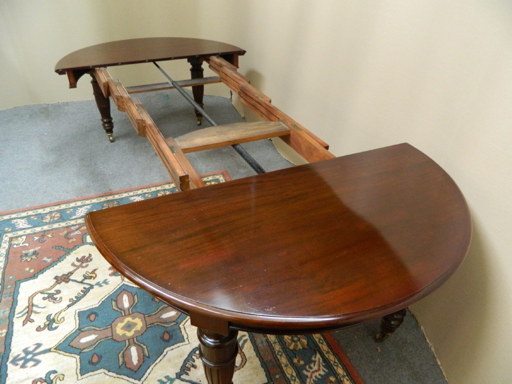 large mahogany dining table View VI