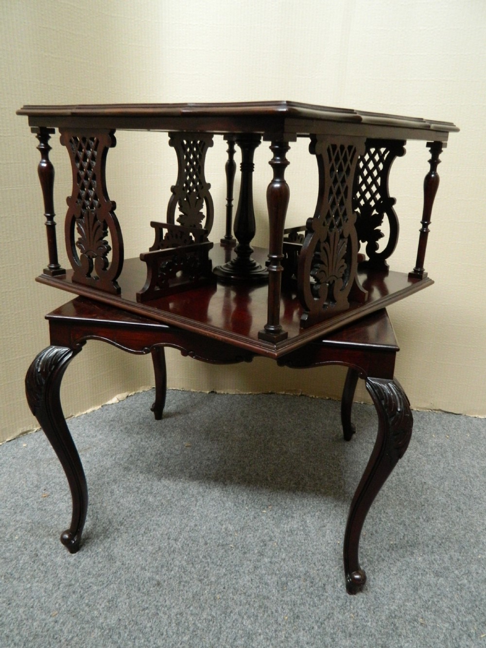 revolving bookcase