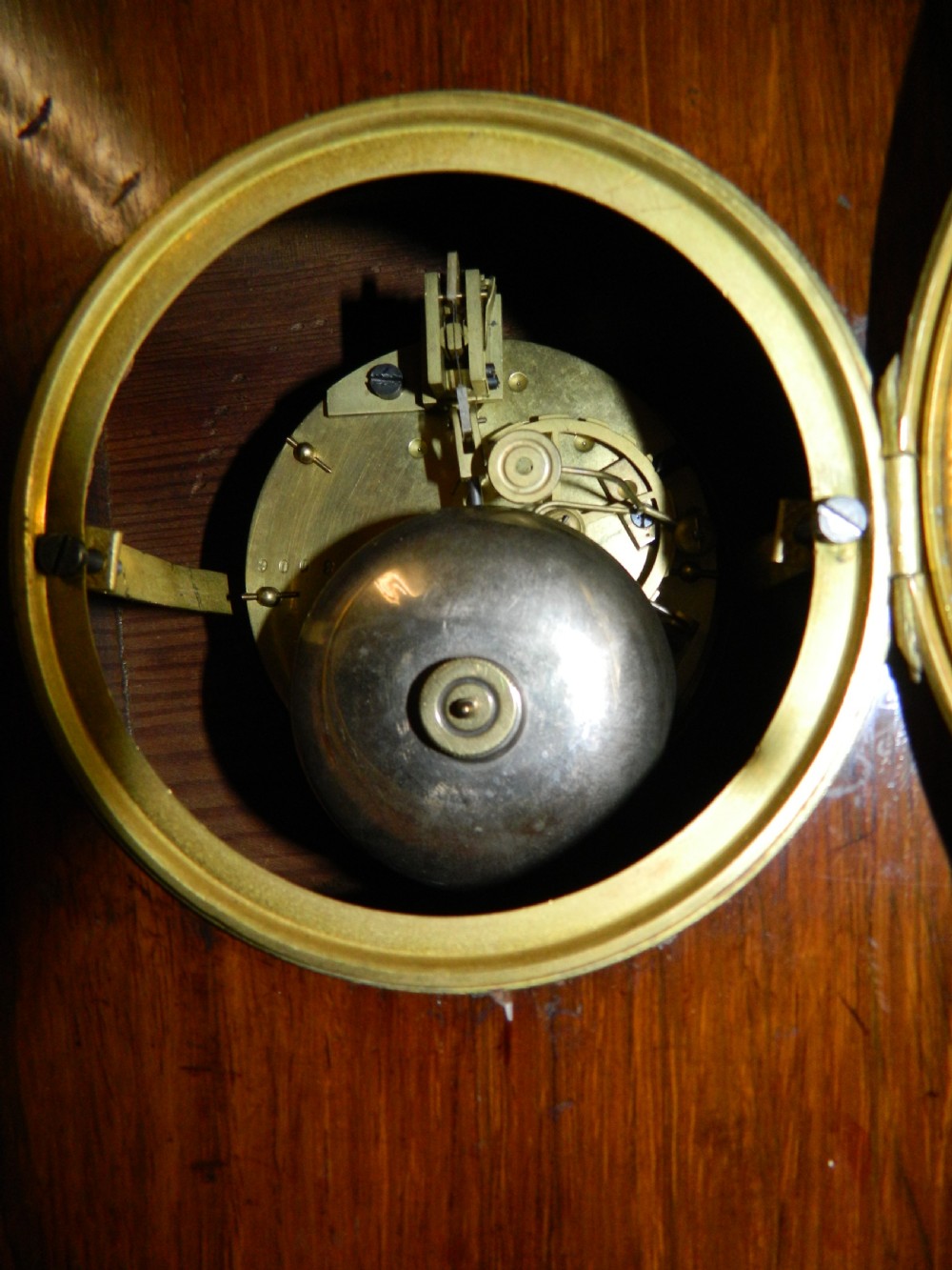 inlaid rosewood mantel / bracket clock View IV