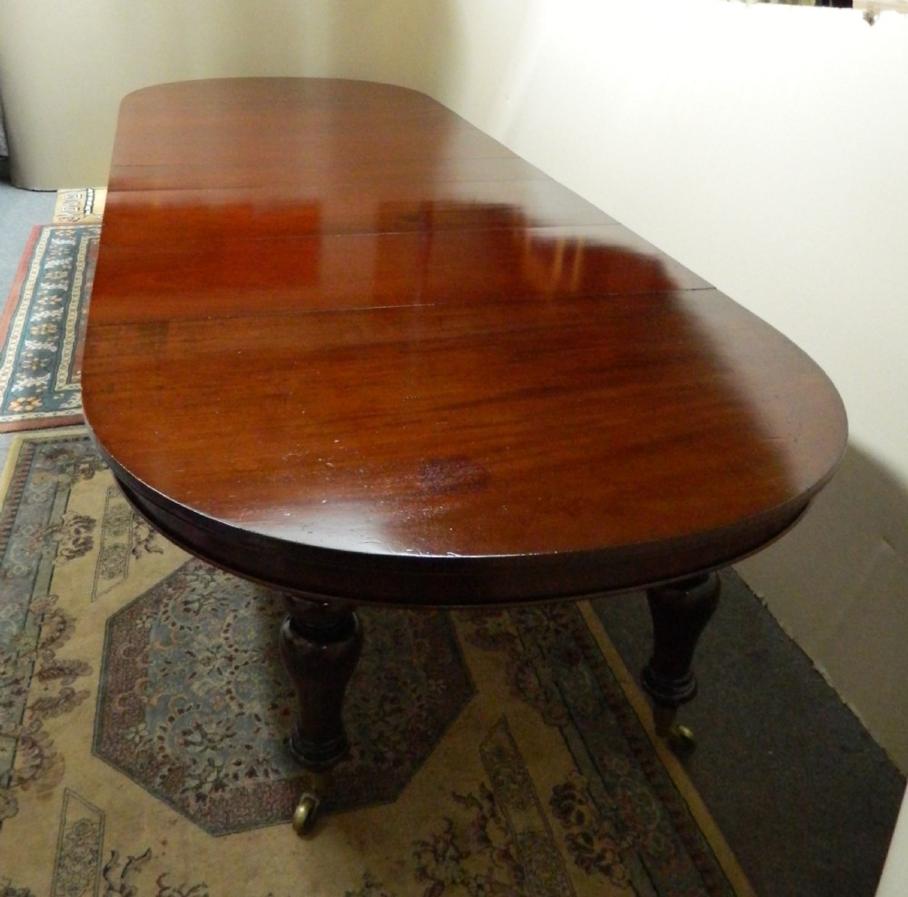 large mahogany dining table View V