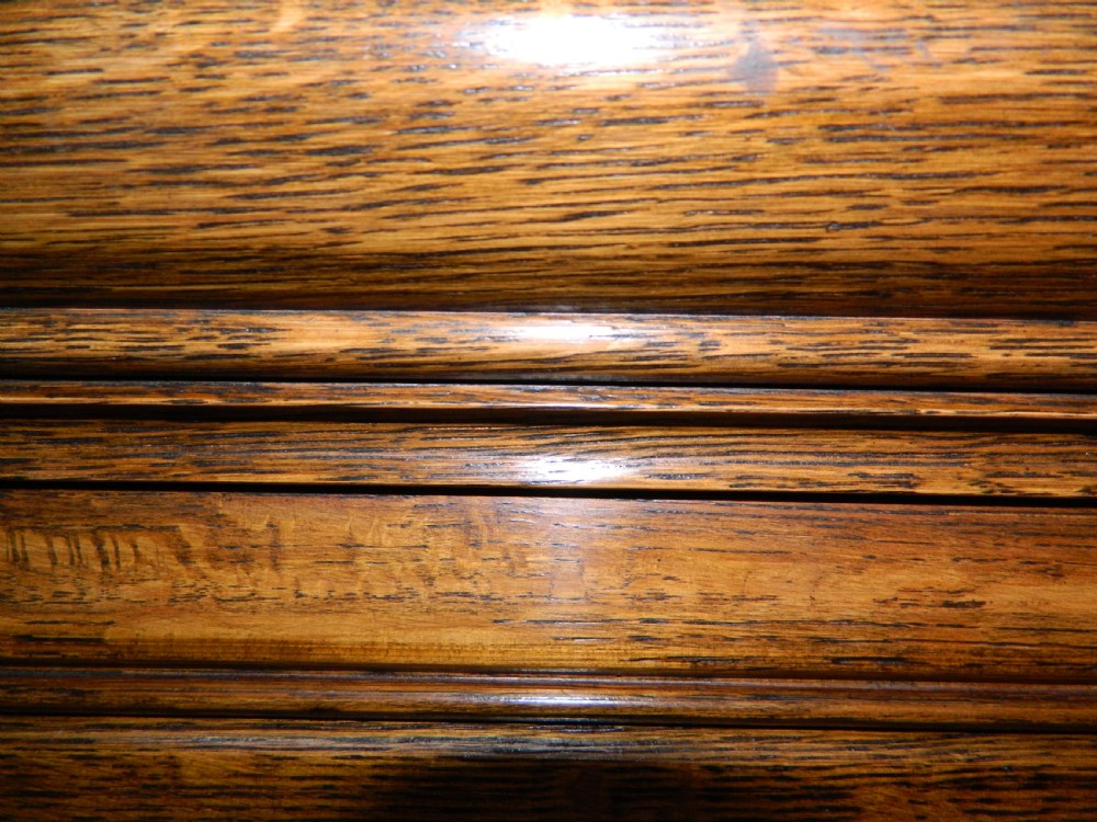 suite of oak stacking bookcases View V