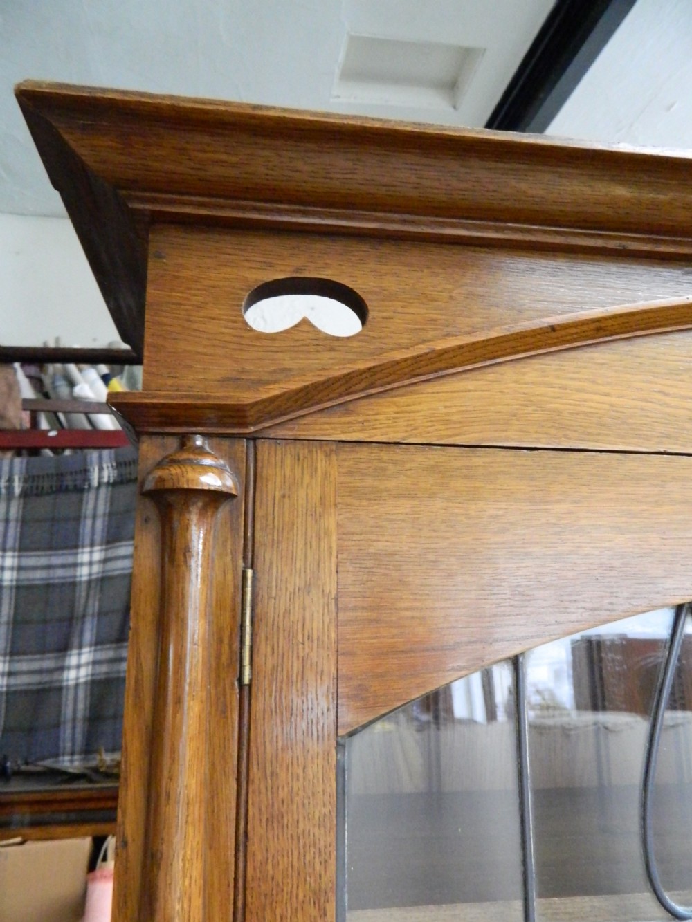 Arts & Crafts oak bookcase View III