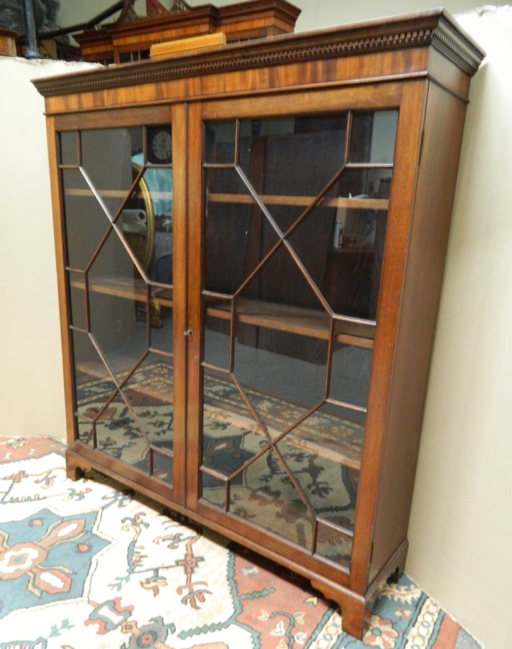 mahogany bookcase View II