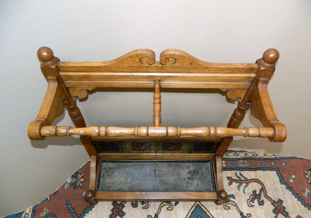 oak stick stand View V