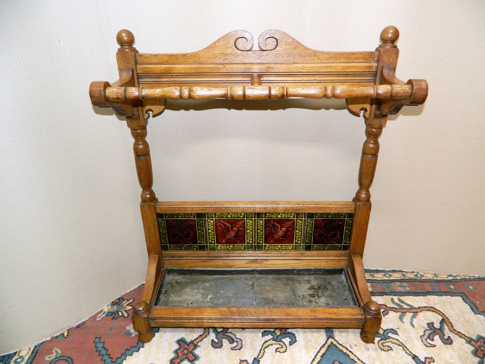oak stick stand View VI