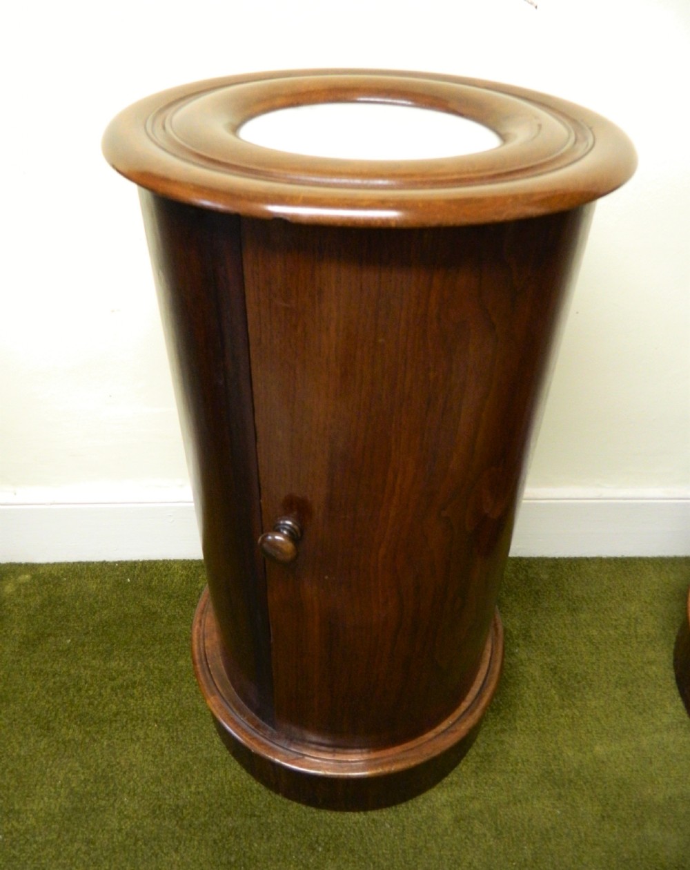 pair of mahogany bedside cabinets View III