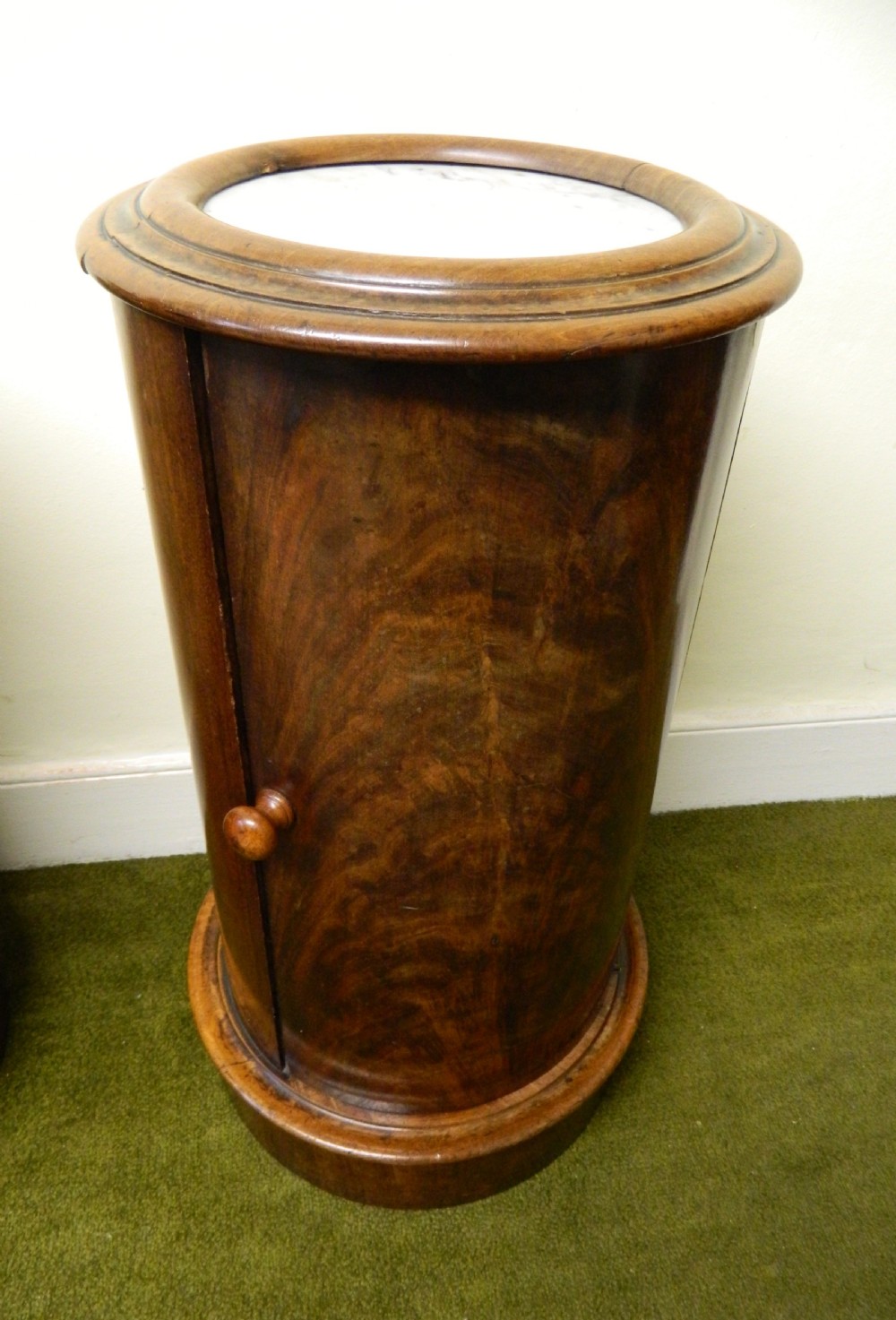 pair of mahogany bedside cabinets View IV