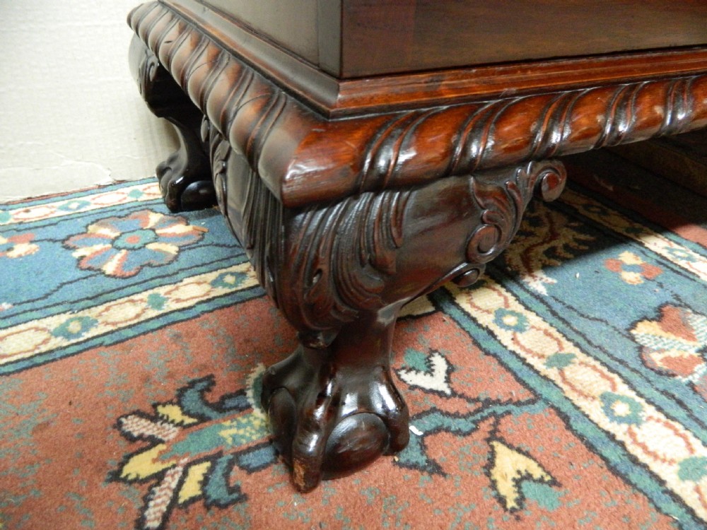 mahogany breakfront bookcase  View V