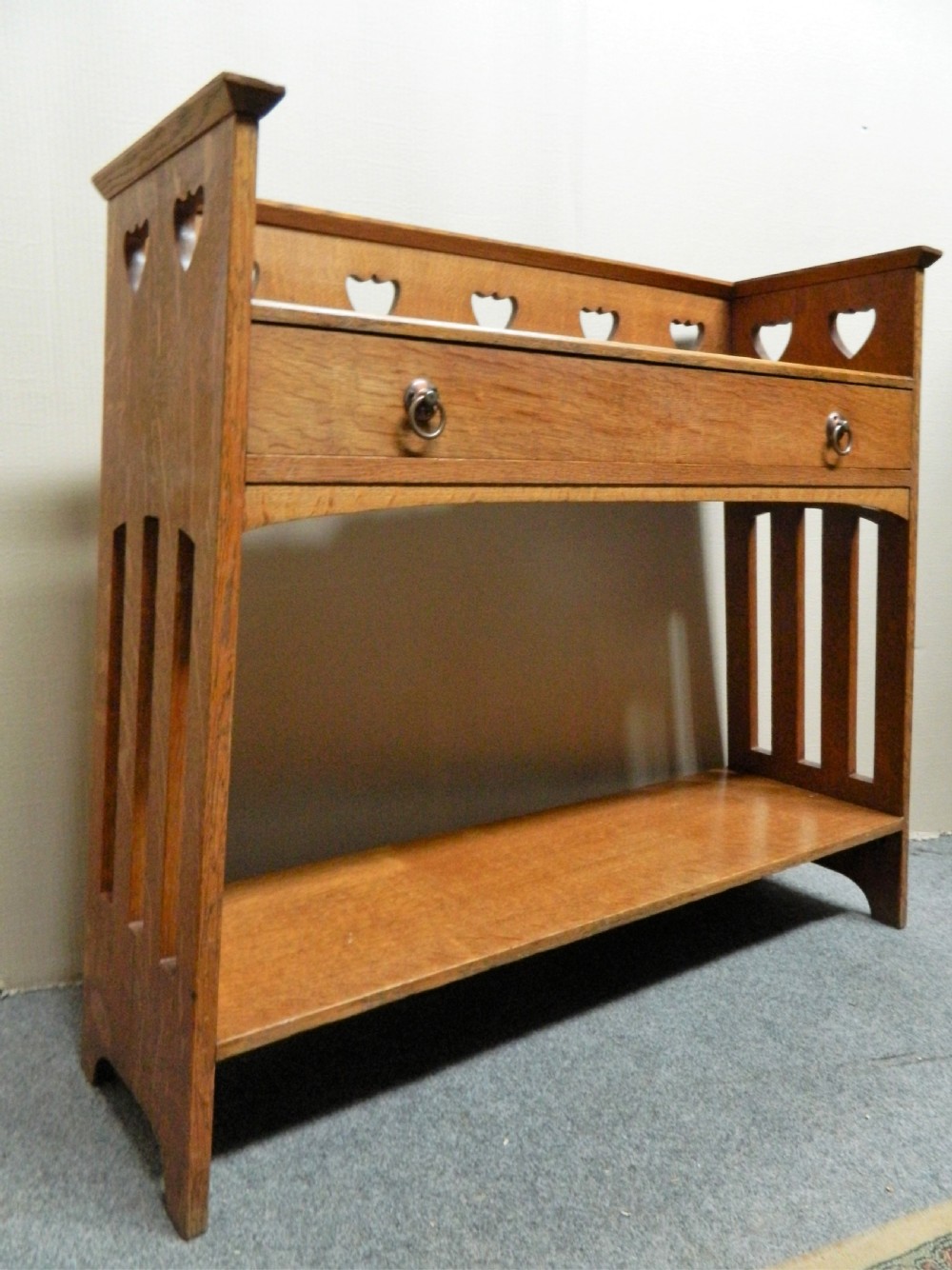Arts & Crafts oak table -  Liberty & Co View V