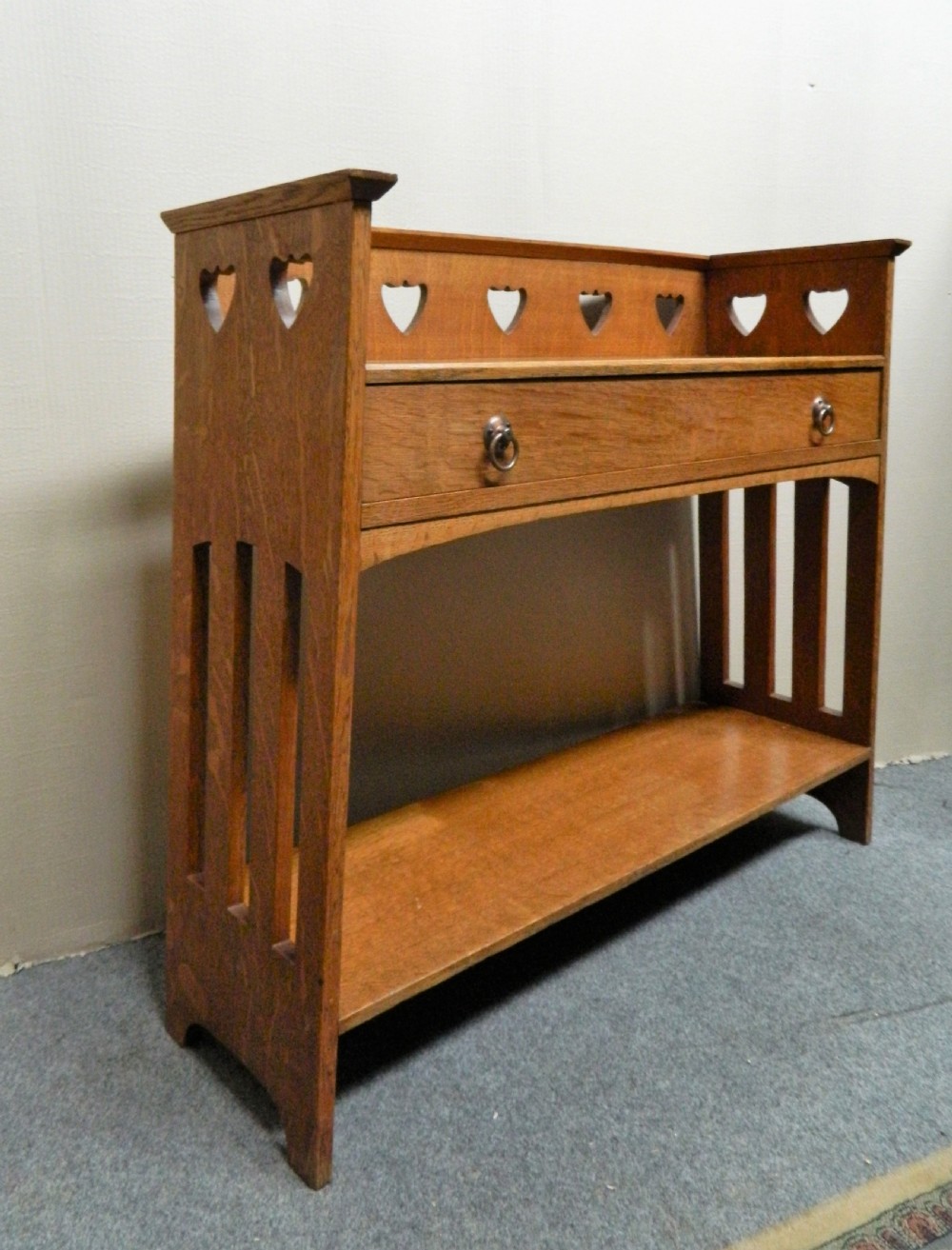 Arts & Crafts oak table -  Liberty & Co View VIII