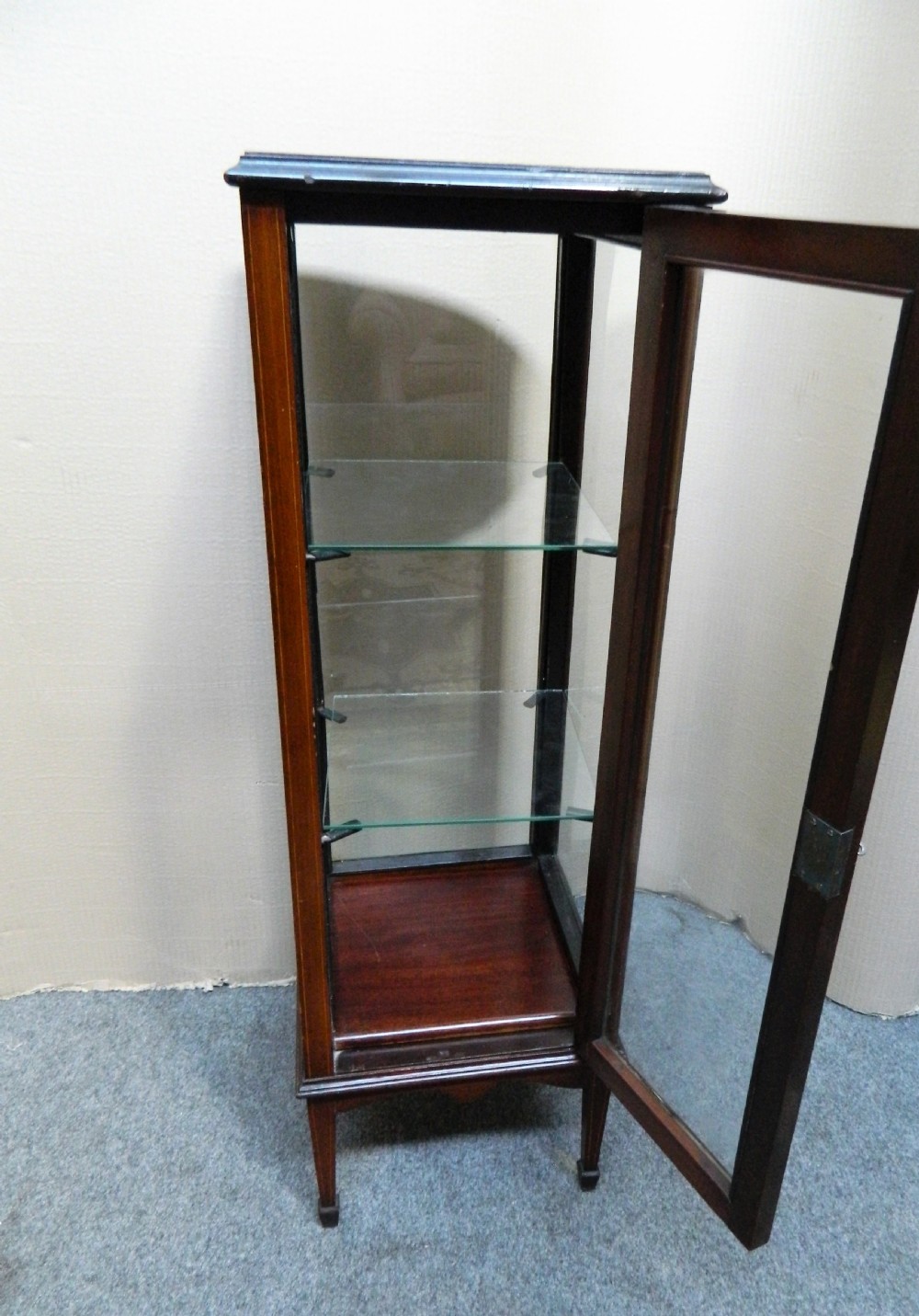 inlaid mahogany display cabinet View III