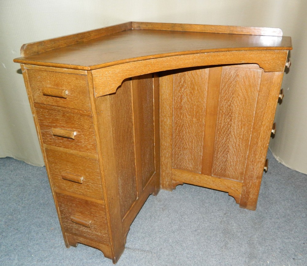 oak corner desk View IV