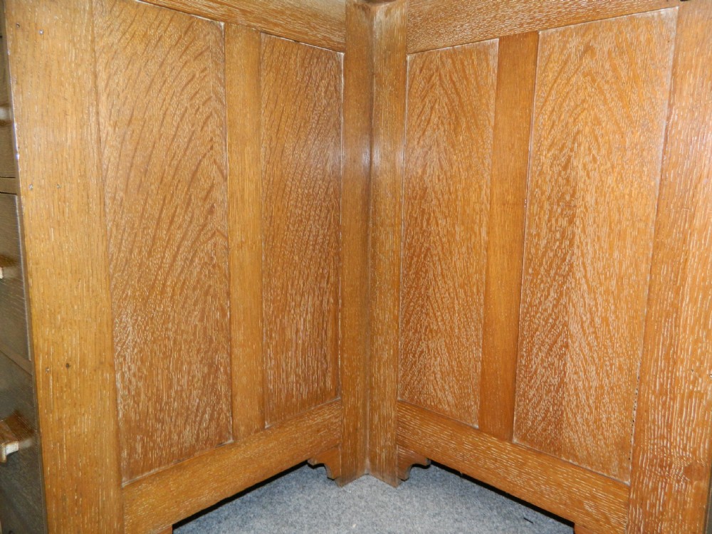 oak corner desk View VI
