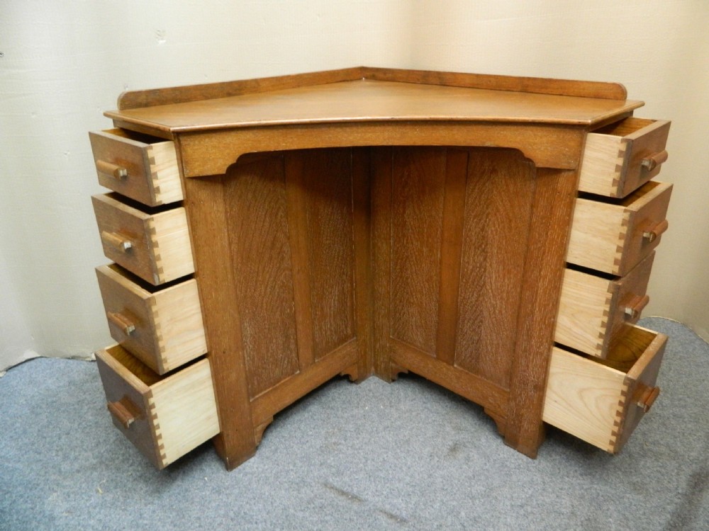 oak corner desk View VII