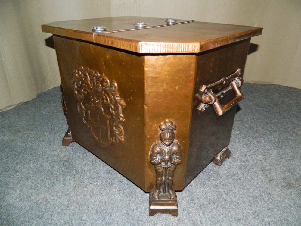copper coal bin / log bin View III