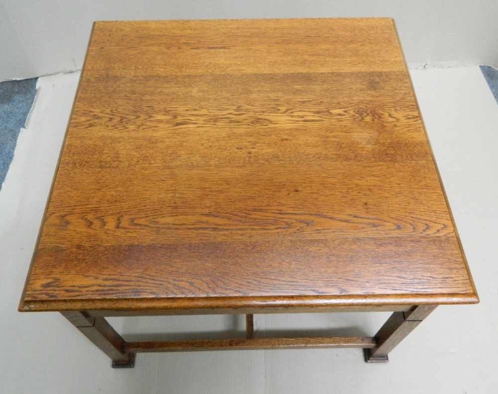 Arts & Crafts oak coffee table View VII