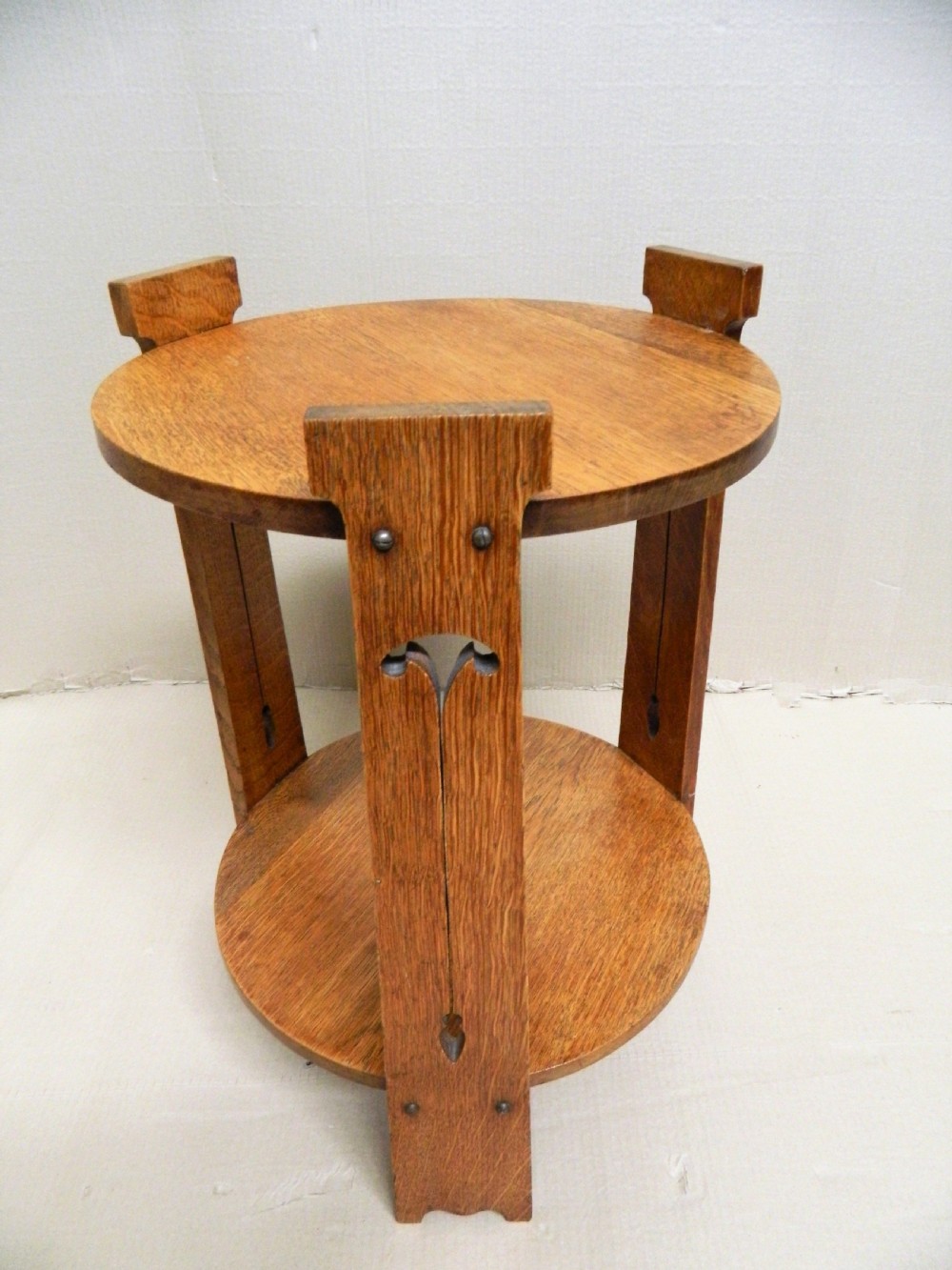 Arts & Crafts oak table View III