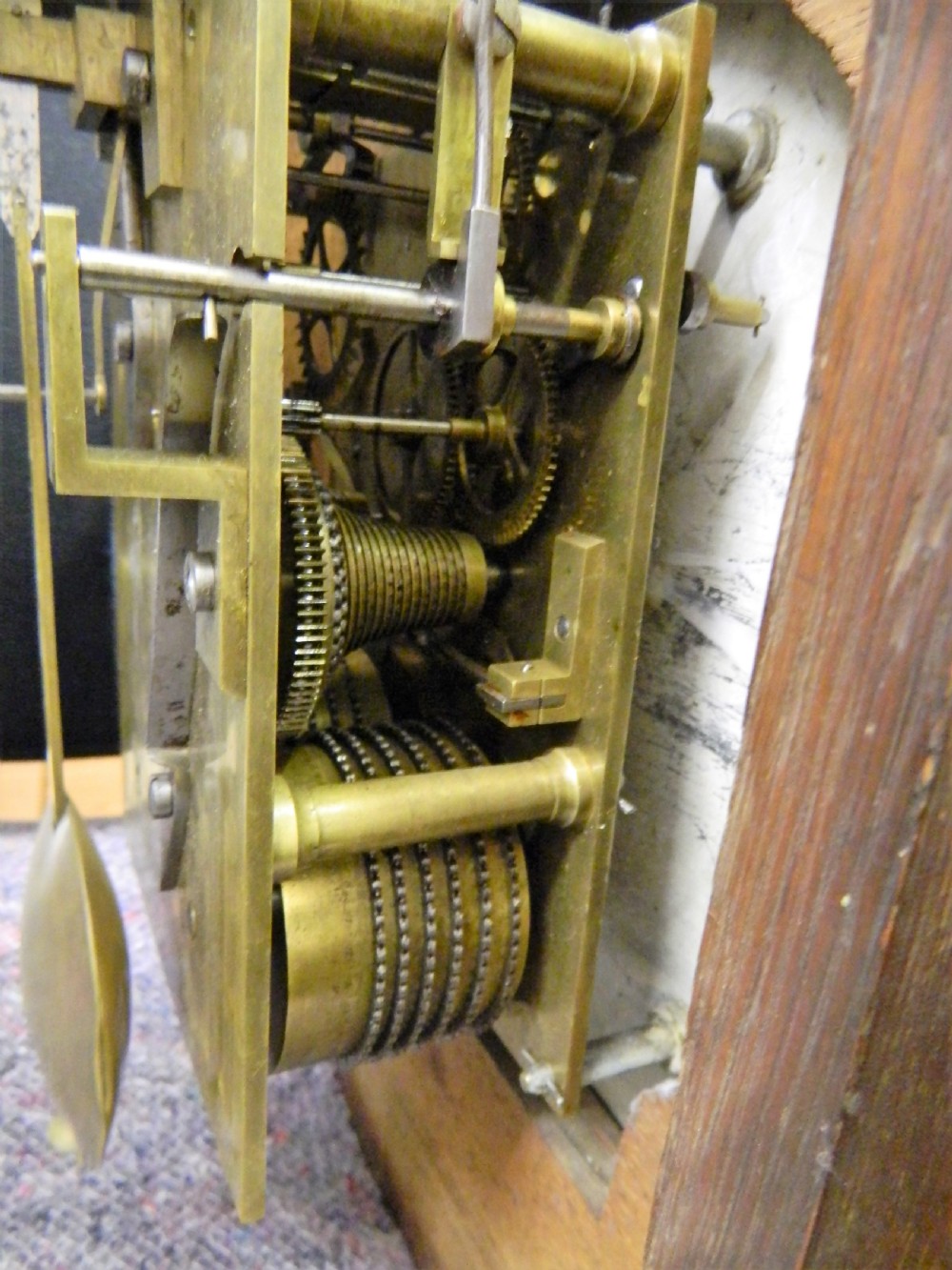 large double fusee wall clock View III