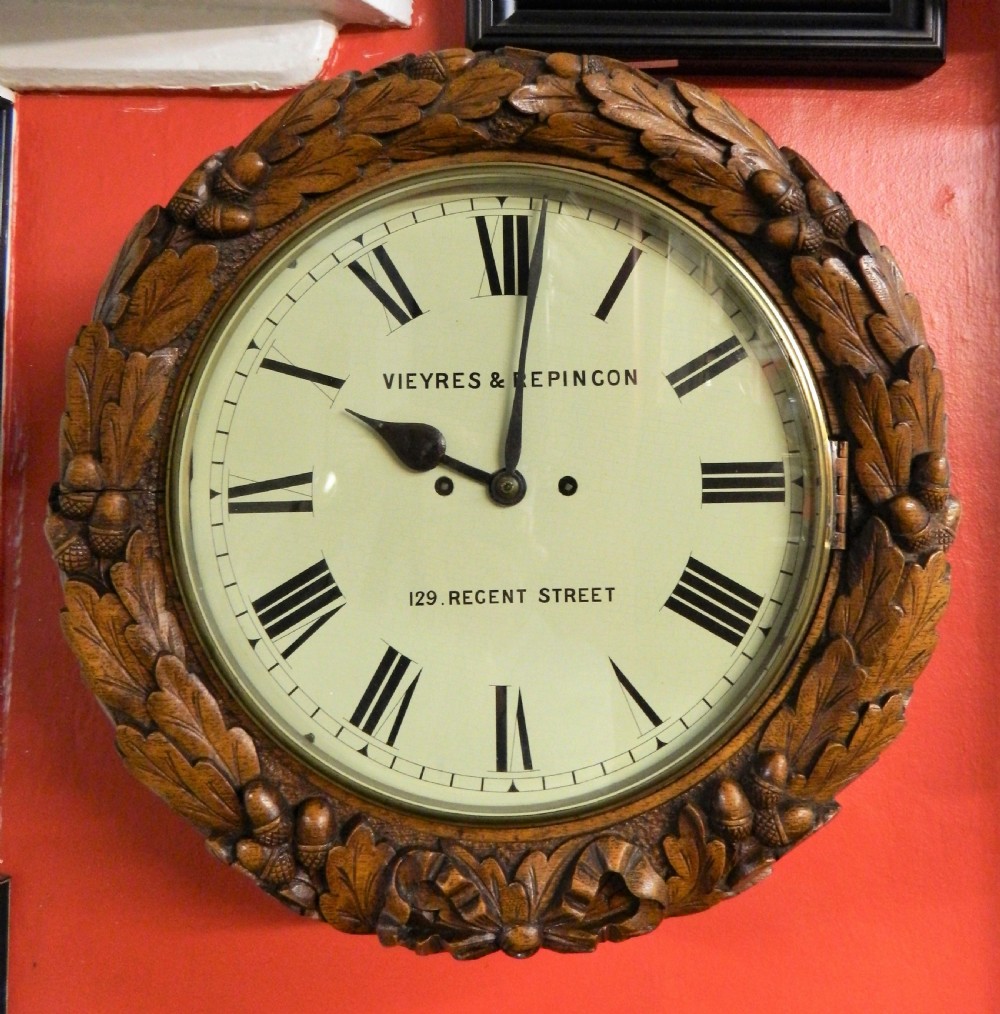 large double fusee wall clock View IX