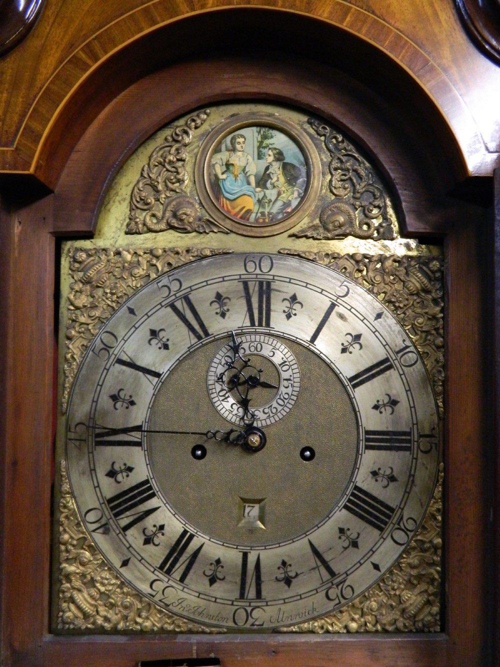 mahogany 8 day longcase grandfather clock View III