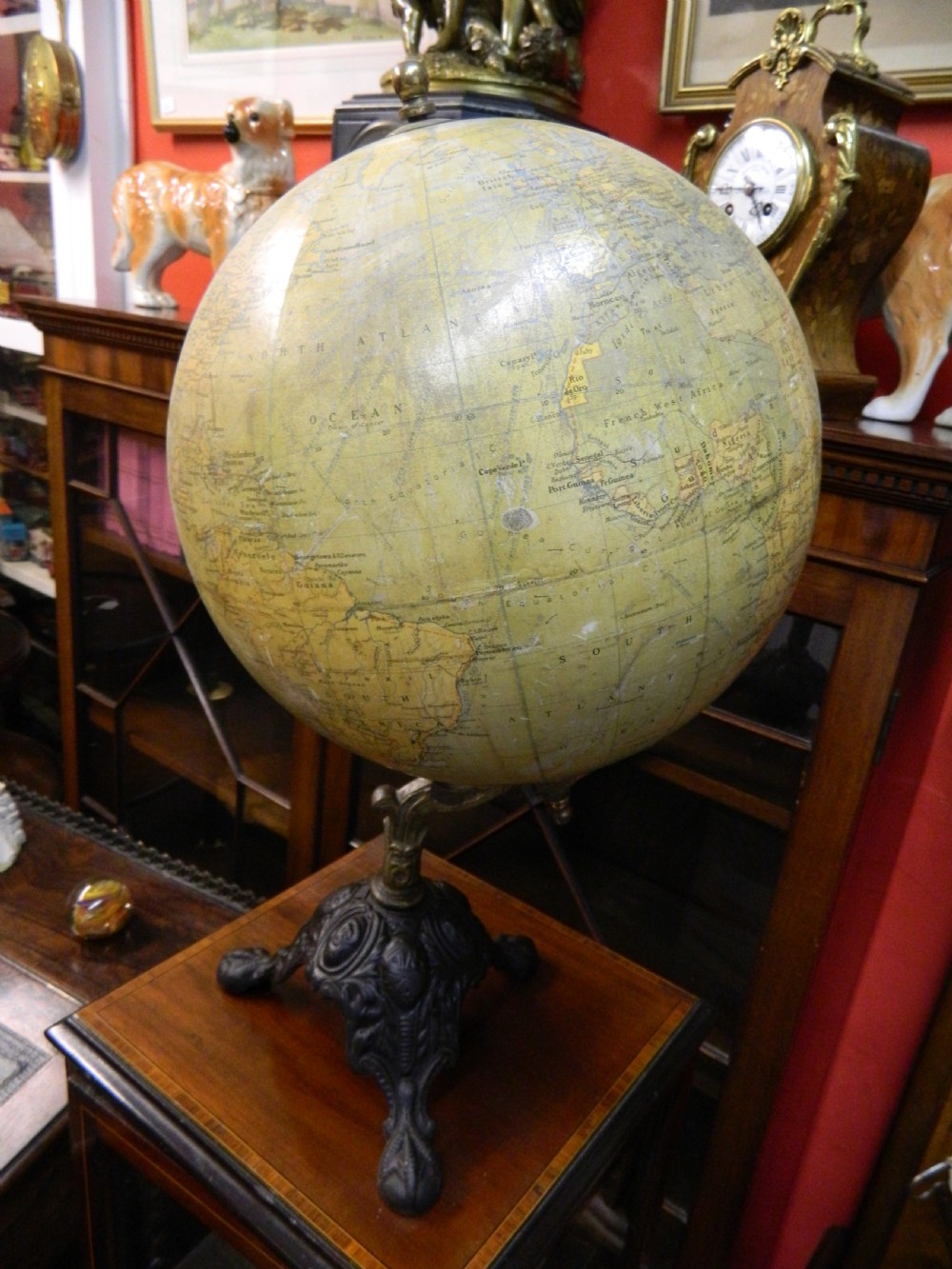 Philips 12 inch terrestrial globe View VIII