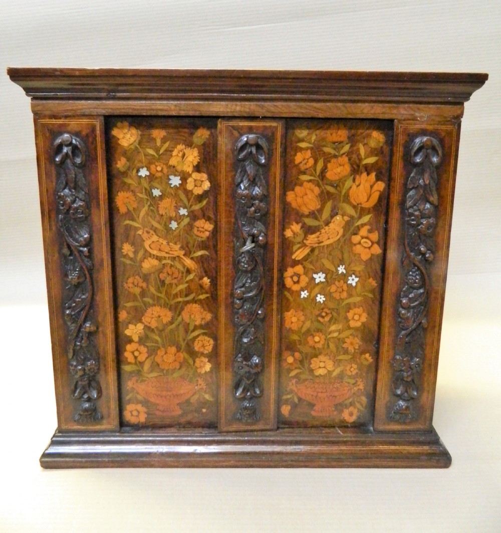 marquetry table cabinet View II