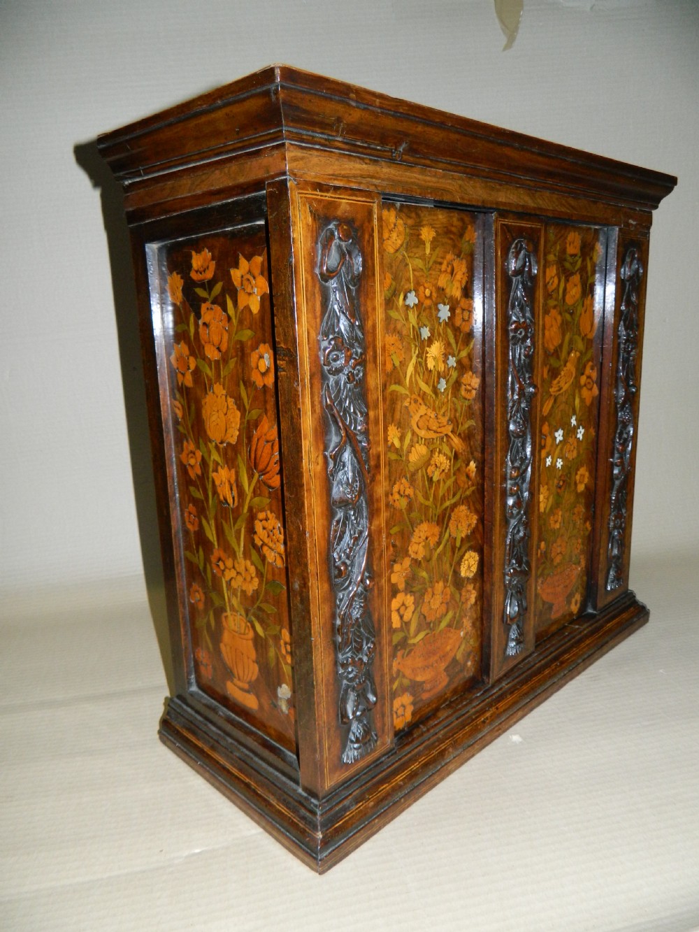 marquetry table cabinet View III