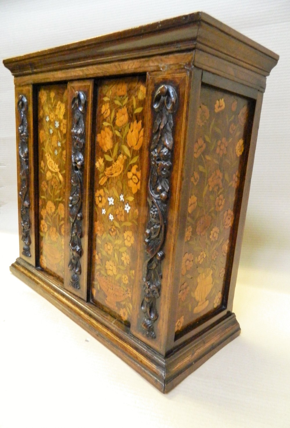 marquetry table cabinet View V