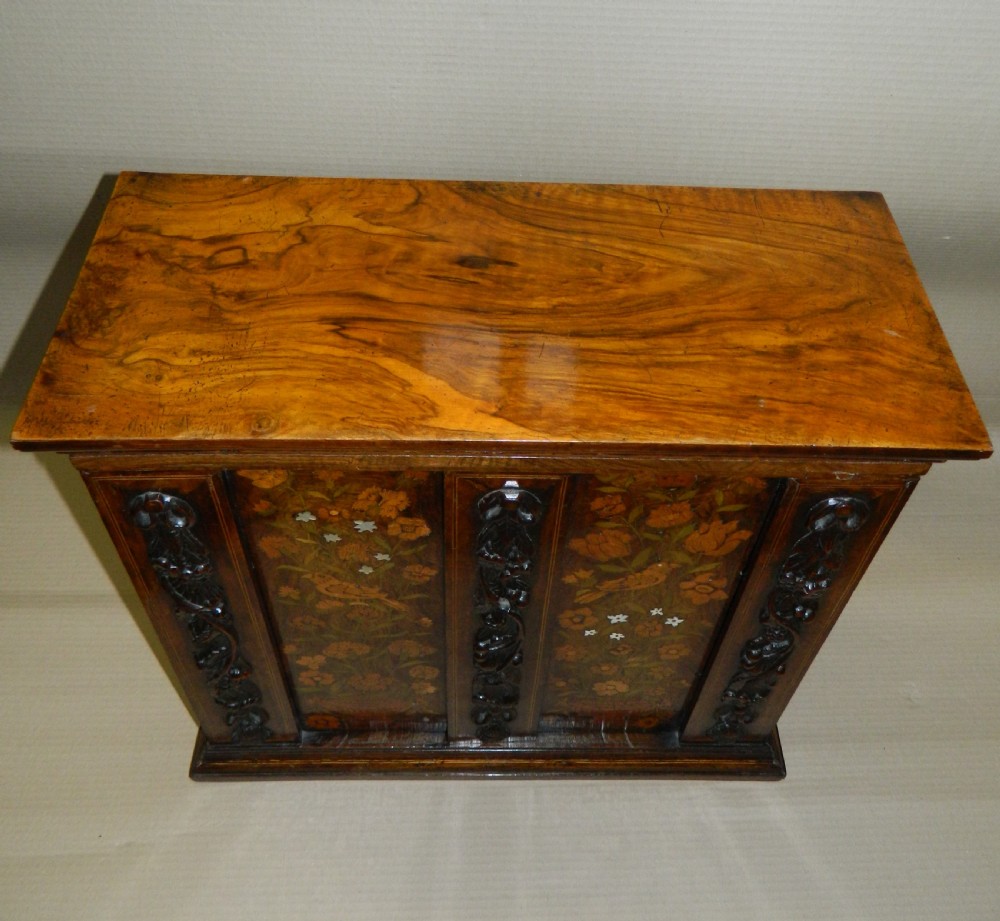 marquetry table cabinet View IX