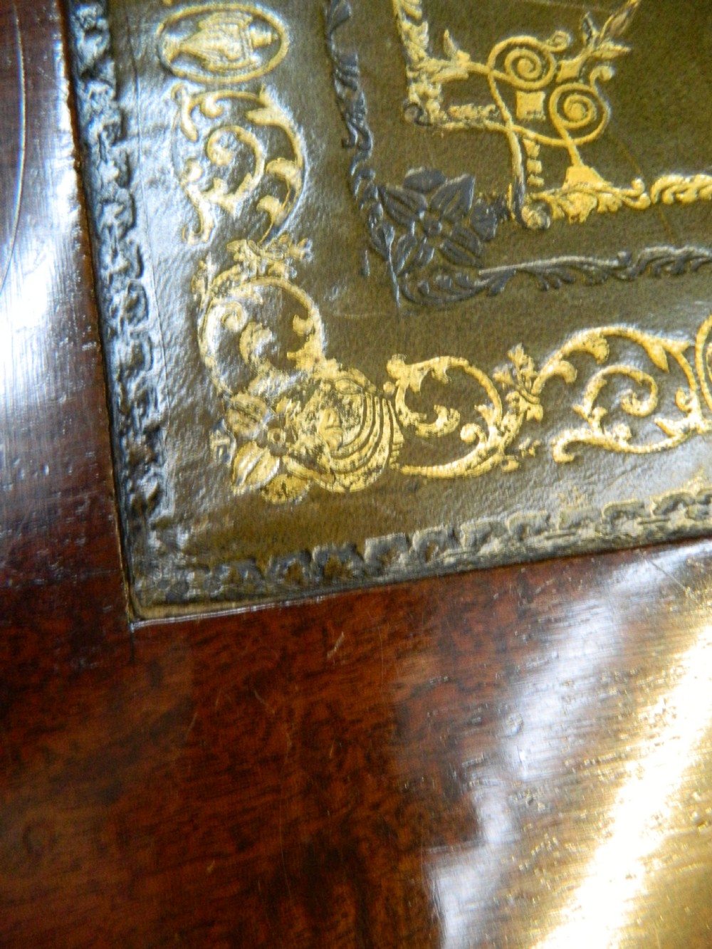Mahogany partners desk - Maple & Co View X