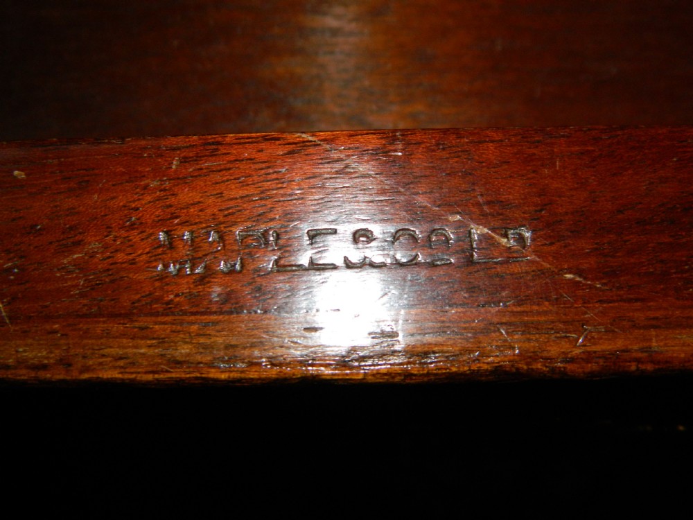 Mahogany partners desk - Maple & Co View XI